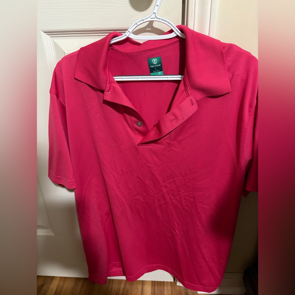 Vibrant Pink Polo Shirt for Men